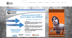 Desktop Screenshot of cursus.fr